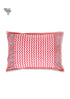 40s Cotton Pillow Cover in Floral Block Print
